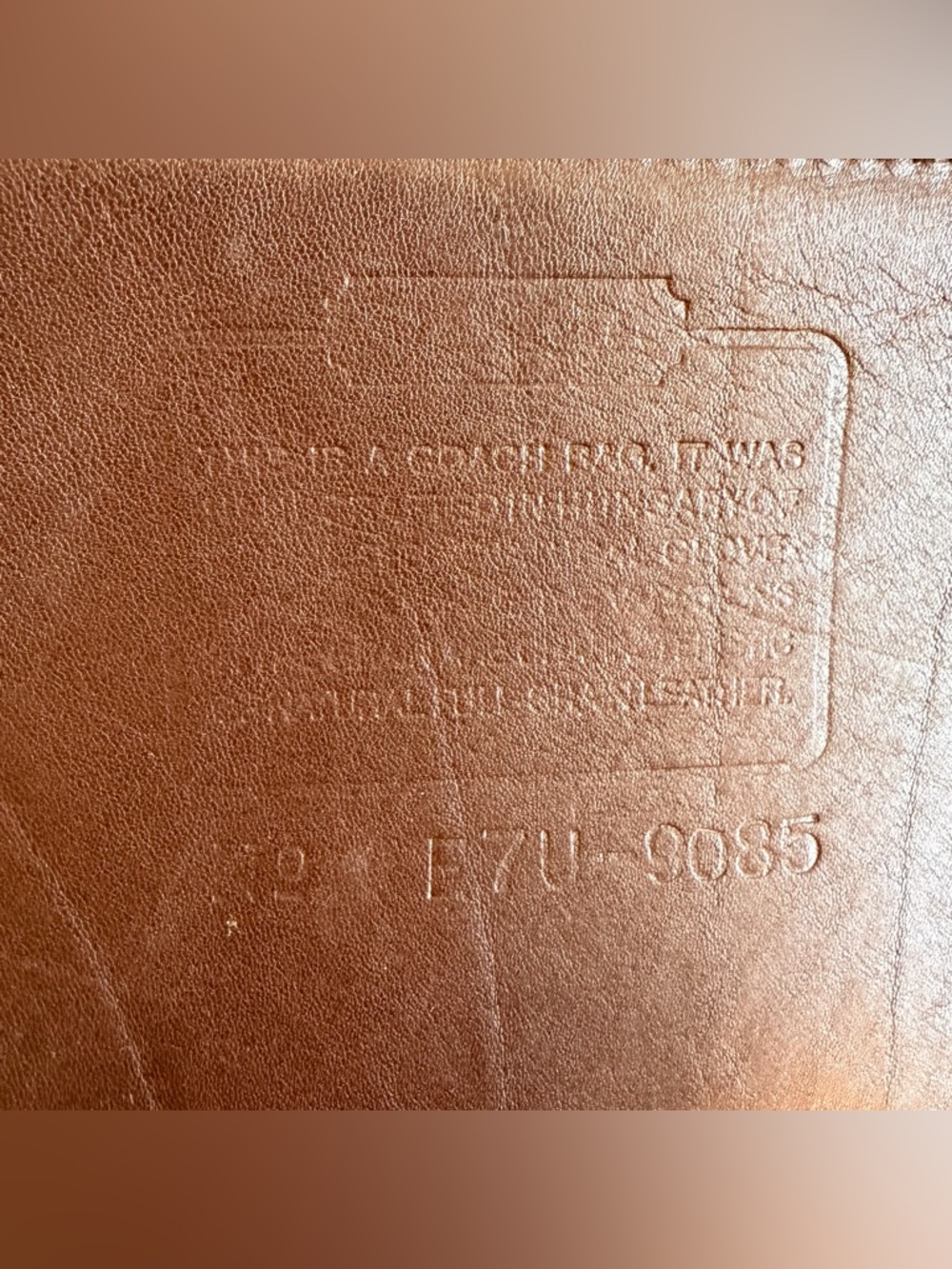 COACH Duffle Sac #9085 Mahogany Brown Leather Hungary Vintage 90s XL Bucket Bag - Picture 3 of 12